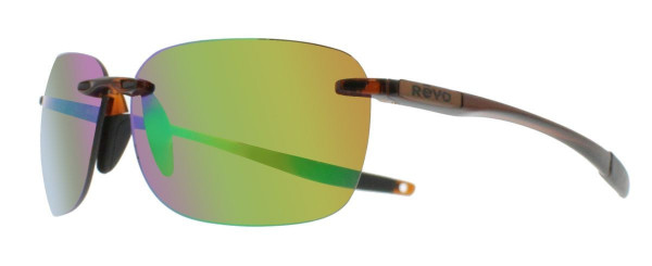 Revo DESCEND XL Sunglasses, Crystal Brown (Lens: Green Water)