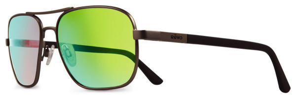 Revo FREEMAN Sunglasses, Brown (Lens: Green Water)
