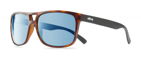 Revo HOLSBY Sunglasses, Matte Dark Tortoise (Lens: Blue Water)