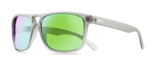 Revo HOLSBY Sunglasses, Matte Grey Crystal (Lens: Green Water)