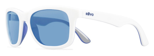 Revo HUDDIE Sunglasses, White (Lens: Blue Water)