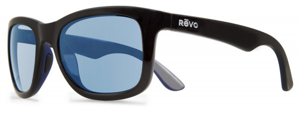 Revo HUDDIE Sunglasses, Matte Black (Lens: Blue Water)
