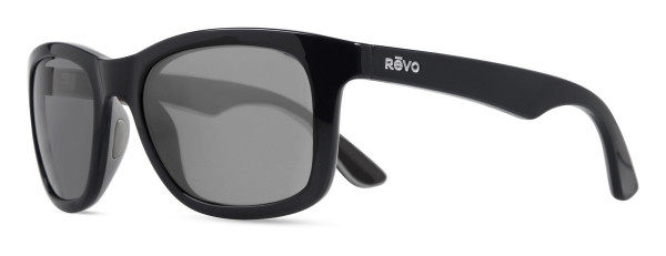 Revo HUDDIE Sunglasses, Shiny Black (Lens: Graphite)