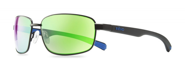 Revo SHOTSHELL Sunglasses, Black (Lens: Green Water)