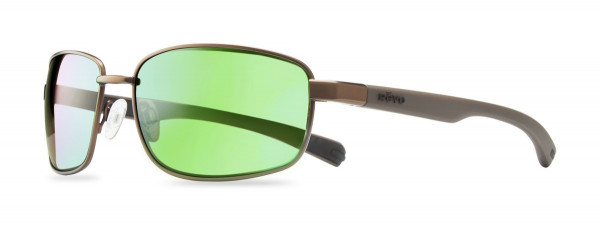 Revo SHOTSHELL Sunglasses, Brown (Lens: Green Water)