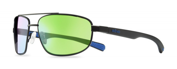 Revo WRAITH Sunglasses, Black (Lens: Green Water)