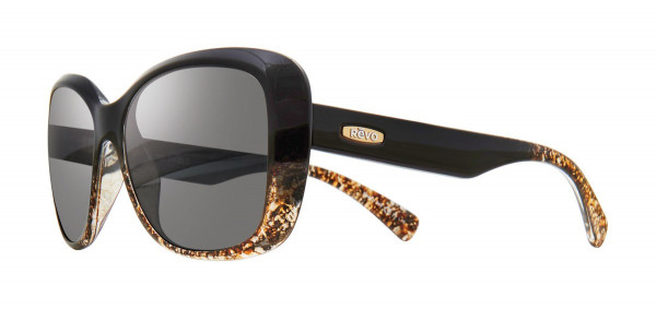 Revo DEVIN Sunglasses, Black Amber (Lens: Graphite)