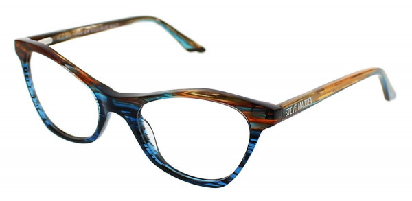 Steve Madden EDJJI Eyeglasses, Blue Multi