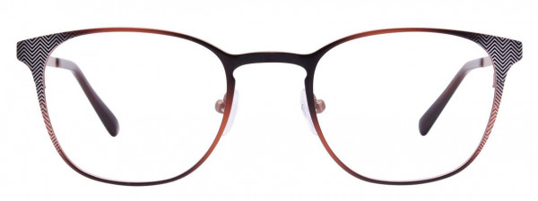 CHILL C7002 Eyeglasses, 010 - Shiny Brown Marbled & Silver & Light Brown