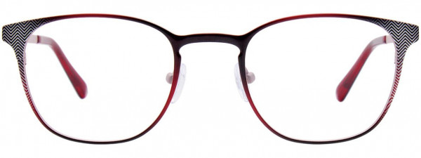CHILL C7002 Eyeglasses, 030 - Shiny Red Marbled & Silver & Light Pink