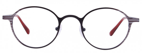 CHILL C7001 Eyeglasses, 030 - Shiny Burgundy & Grey & Black & Dark Grey