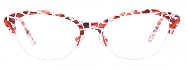 Paradox P5043 Eyeglasses, 030 - Red & White