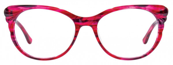Paradox P5026 Eyeglasses, 030 - Red & Pink Marbled