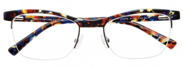 Paradox P5018 Eyeglasses, 050 - Blue & Orange & Yellow
