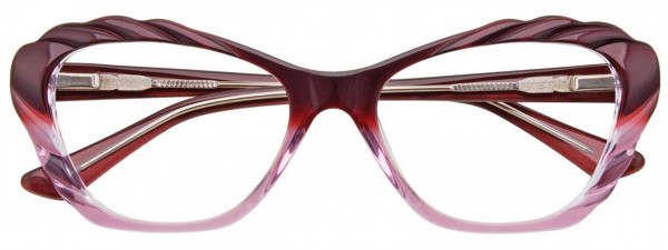 Paradox P5001 Eyeglasses, 030 - Dark & Light Pink & Crystal