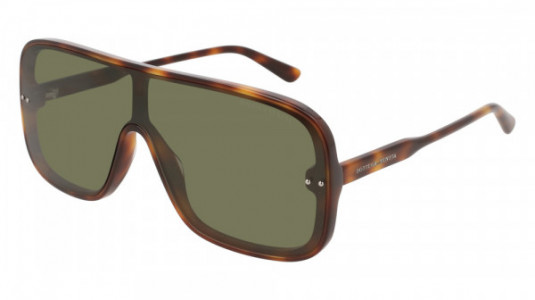 Bottega Veneta BV0167S Sunglasses, 002 - HAVANA with GREY lenses