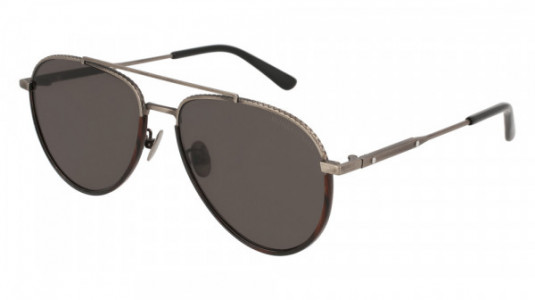 Bottega Veneta BV0172S Sunglasses, 001 - SILVER with GREY lenses