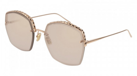 Boucheron BC0053S Sunglasses, 002 - GOLD with PINK lenses
