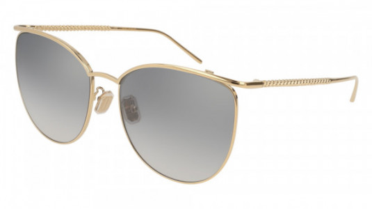 Boucheron BC0058S Sunglasses, 001 - GOLD with GREY lenses