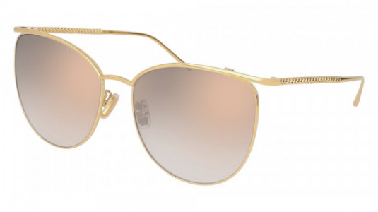 Boucheron BC0058S Sunglasses, 003 - GOLD with PINK lenses