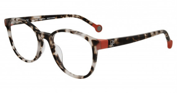 Carolina Herrera VHE680K Eyeglasses, White Tortoise 0M65