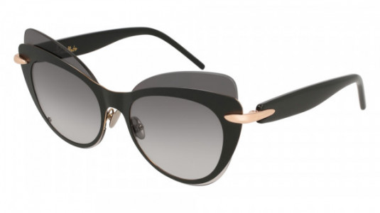 Pomellato PM0046S Sunglasses, 001 - BLACK with GREY lenses