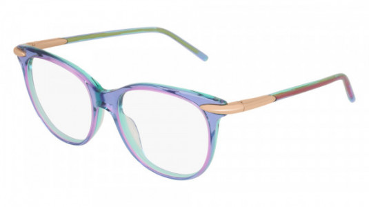 Pomellato PM0050O Eyeglasses, 002 - LIGHT-BLUE