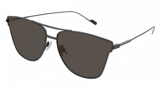 Saint Laurent SL 51 T Sunglasses, 001 - BLACK with GREY lenses