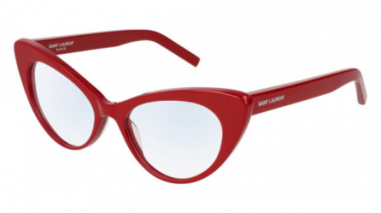 Saint Laurent SL 217 Eyeglasses, 004 - RED