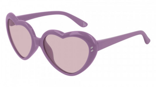 Stella McCartney SK0037S Sunglasses, 005 - VIOLET with VIOLET lenses