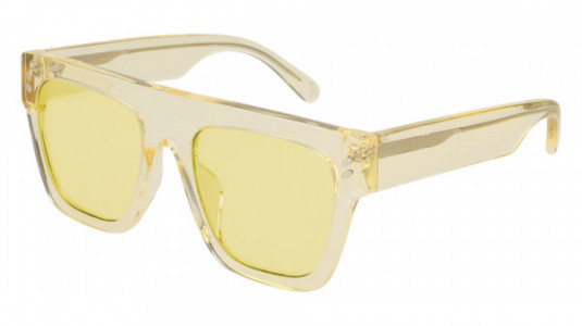 Stella McCartney SK0040S Sunglasses, 002 - YELLOW with YELLOW lenses