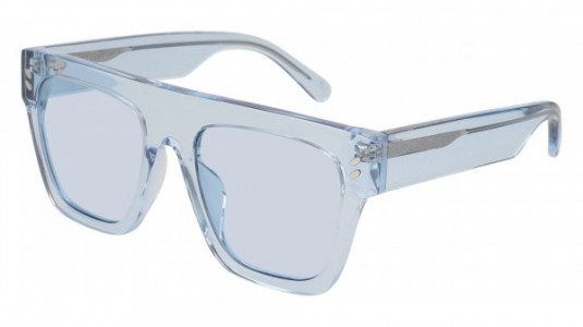 Stella McCartney SK0040S Sunglasses, 005 - LIGHT-BLUE with LIGHT BLUE lenses
