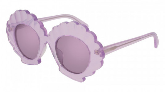 Stella McCartney SK0041S Sunglasses, 001 - VIOLET with VIOLET lenses