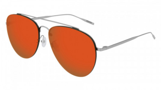 Tomas Maier TM0048S Sunglasses, 008 - SILVER with RED lenses