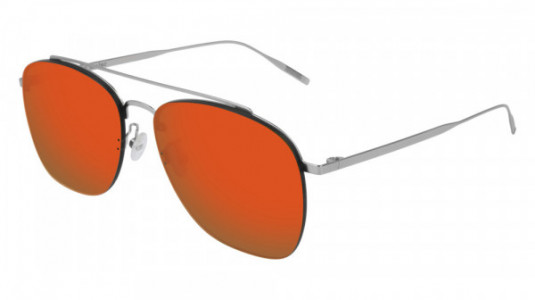 Tomas Maier TM0049S Sunglasses, 008 - SILVER with RED lenses
