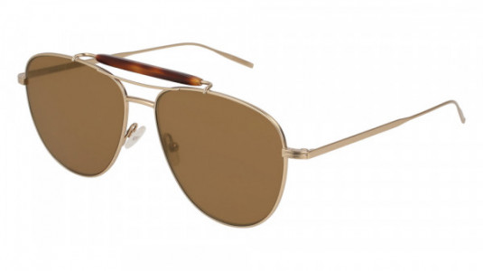 Tomas Maier TM0051S Sunglasses, 003 - GOLD with BRONZE lenses