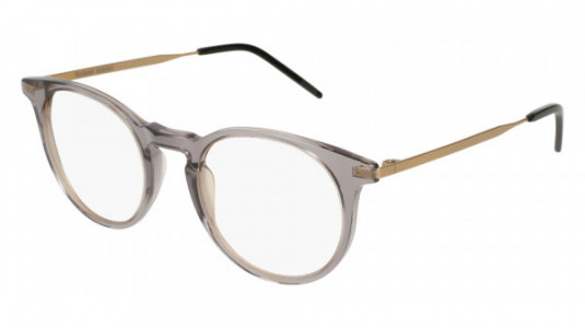 Tomas Maier TM0044O Eyeglasses, 002 - GREY with GOLD temples