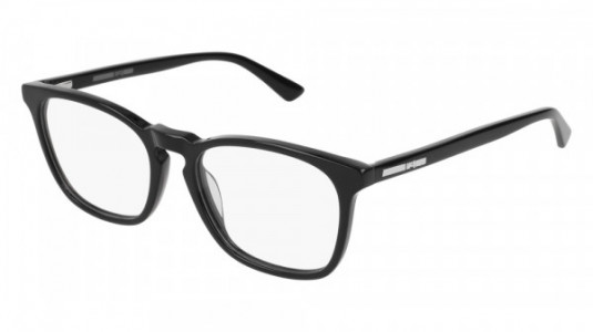 McQ MQ0128O Eyeglasses, 001 - BLACK