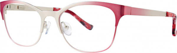 Kensie Thrill Eyeglasses, Silver Pink