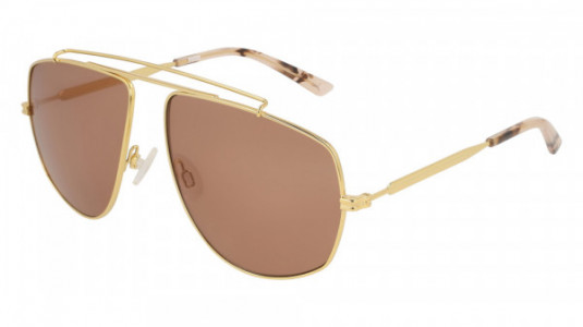 Puma PU0188S Sunglasses, 005 - GOLD with BROWN lenses