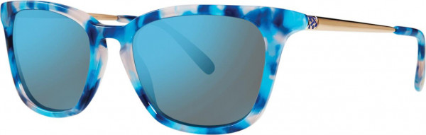 Lilly Pulitzer Del Lago Sunglasses, Blue Tortoise