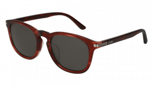 Cartier CT0011SA Sunglasses, 003 - HAVANA with GREY lenses