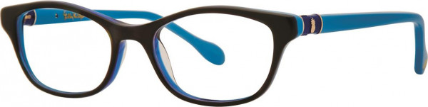 Lilly Pulitzer Girls Kaelie Eyeglasses, Navy Turquoise