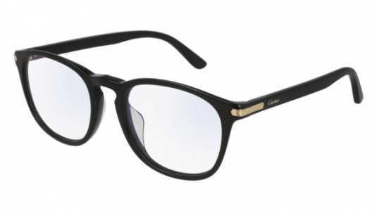 Cartier CT0017OA Eyeglasses, 004 - BLACK