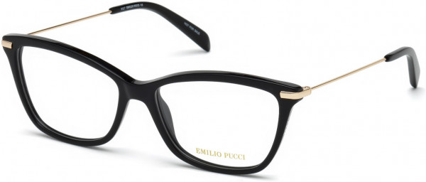 Emilio Pucci EP5083 Eyeglasses, 001 - Shiny Black