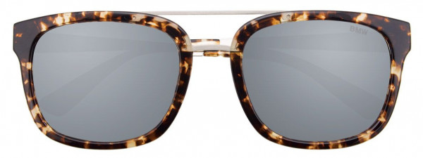 BMW Eyewear B6533 Sunglasses, 010 - Demi Brown & Steel