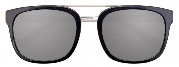 BMW Eyewear B6533 Sunglasses, 090 - Black & Steel