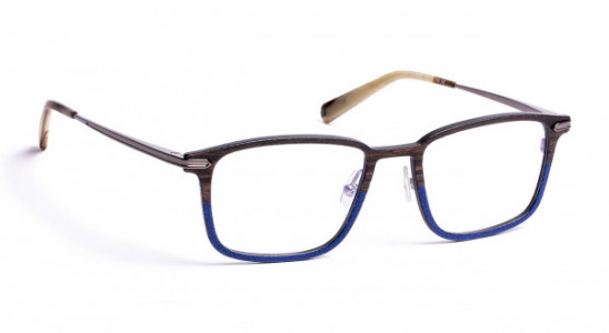 J.F. Rey JF2796 Eyeglasses, JF2796 9522 WOOD/BLUE CARBON (9522)