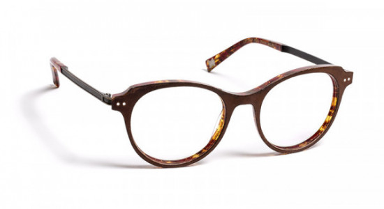 J.F. Rey JF1457 Eyeglasses, BROWN LEATHER/RED LACE (9030)