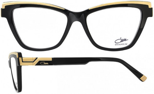 Cazal Cazal 2502 Eyeglasses, 001 Black-Gold